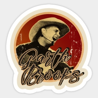 The Garth Broo Sticker